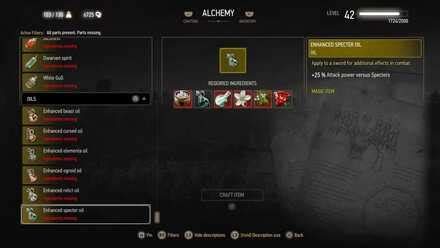 witcher 3 selling crafting materials.